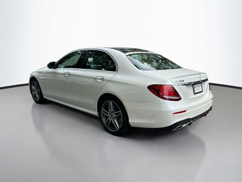 Used 2020 designo Diamond White Mercedes-Benz E 450 image 3
