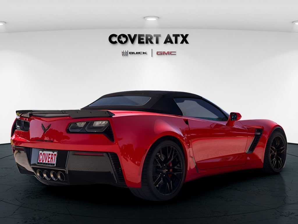 Used 2016 TORCH RED Chevrolet Z06 1LZ image 7