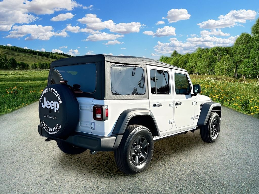 New 2026 Bright White Clear-Coat Exterior Paint Jeep Sport image 4