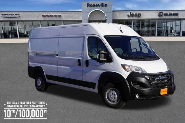 New 2026 Bright White Clearcoat RAM High Roof image 1