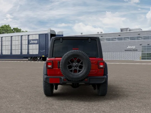 New 2027 Firecracker Red Clear-Coat Paint Jeep  image 7