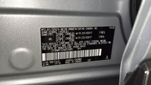 Used 2025 Silver Sky Metallic Toyota Hybrid XLE image 13