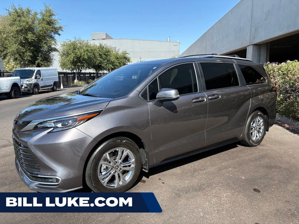 Used 2024 Gray Toyota Platinum 7 Passenger image 1