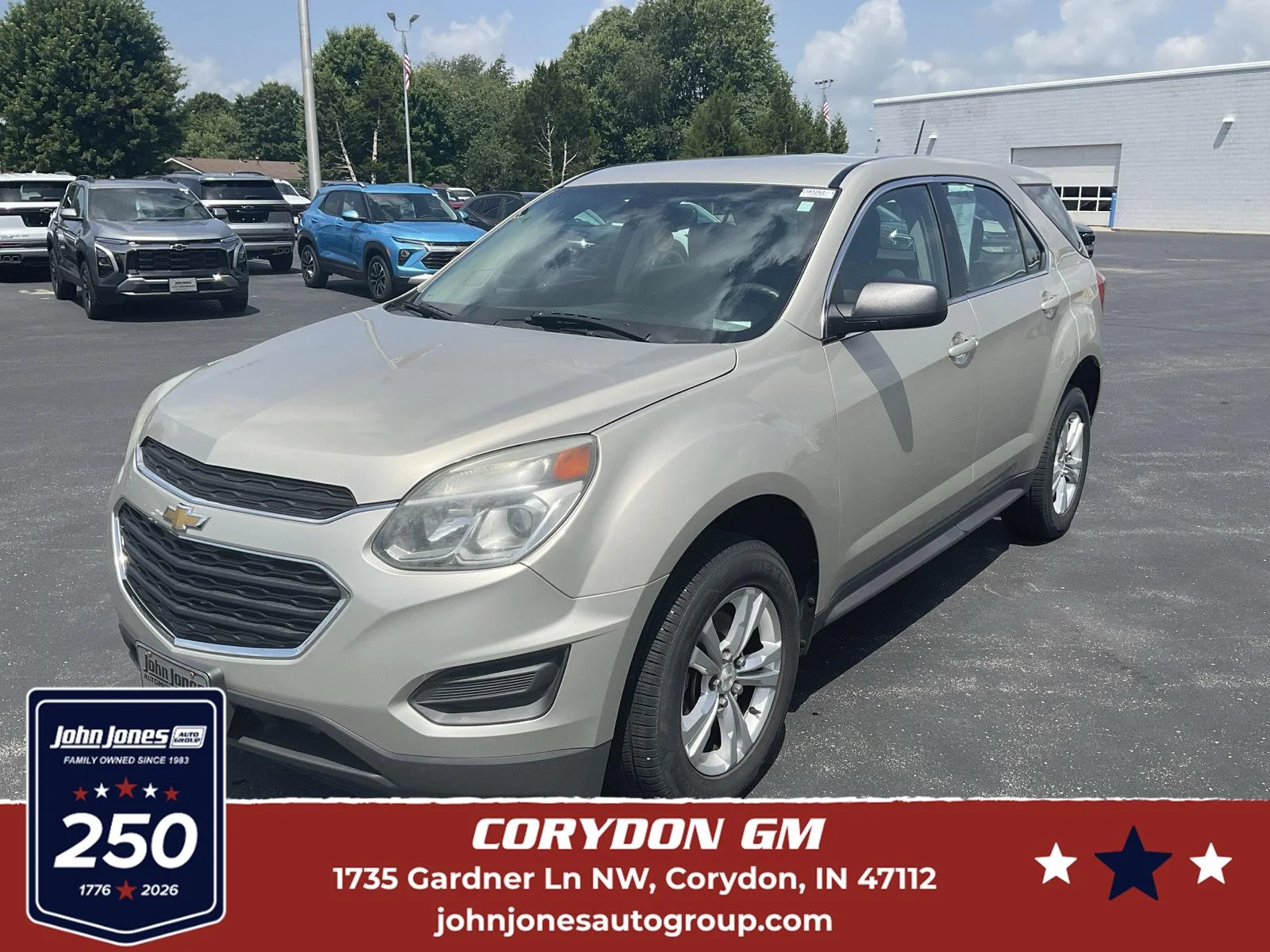 Used 2016 Champagne Silver Metallic Chevrolet LS image 1