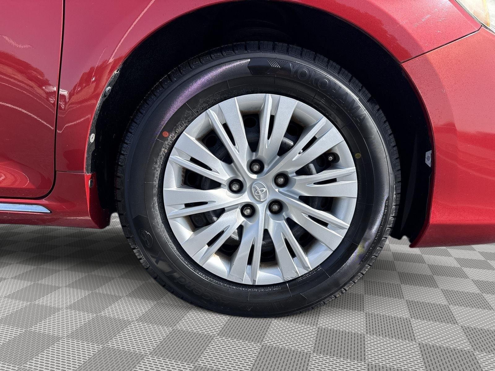 Used 2013 Barcelona Red Metallic Toyota LE image 6