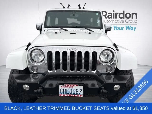 Used 2016 Jeep Wrangler Unlimited Sahara with VIN 1C4HJWEG2GL313696 for sale in Arlington, WA