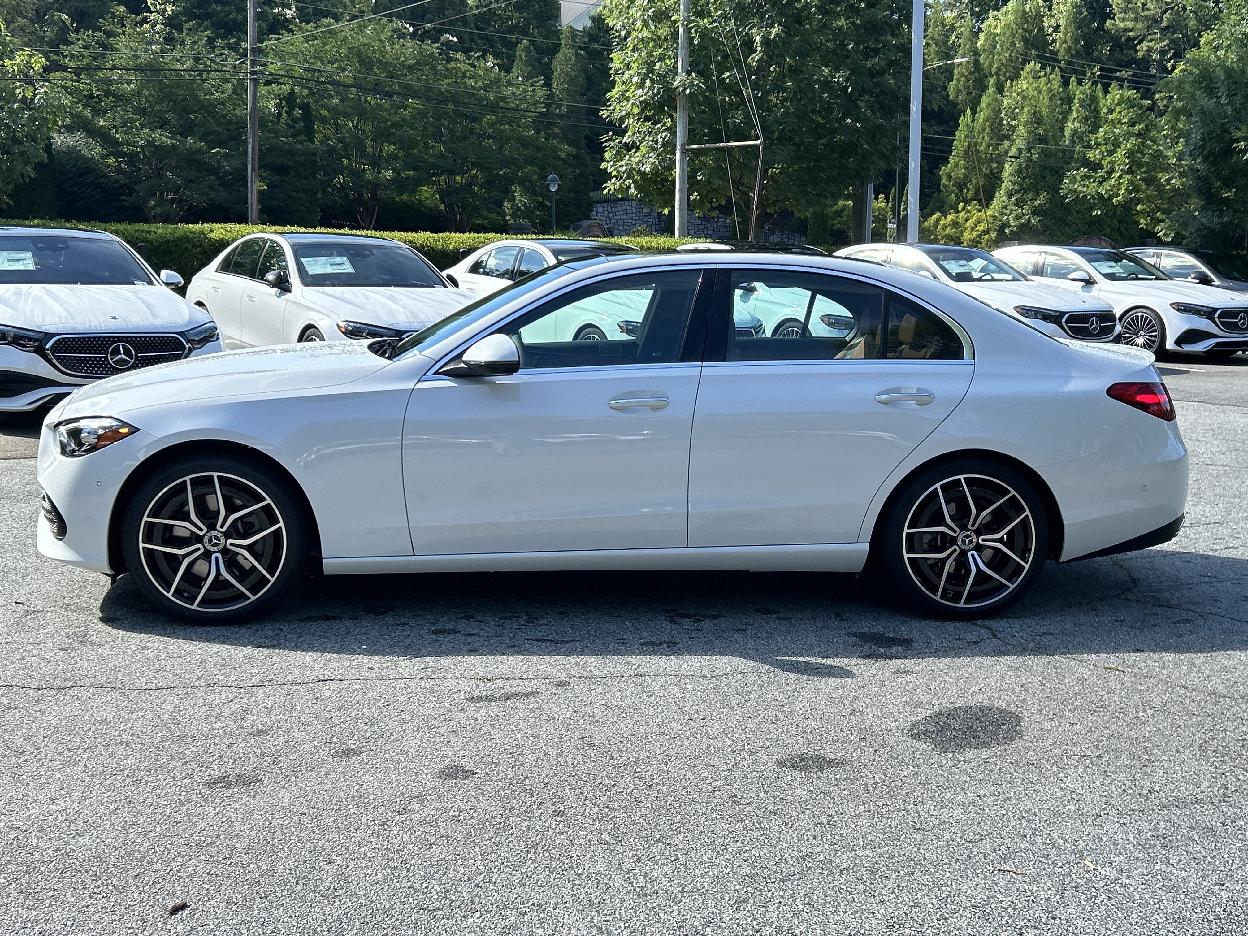 New 2026 MANUFAKTUR Moonlight White Metallic Mercedes-Benz C 300 Sedan image 14