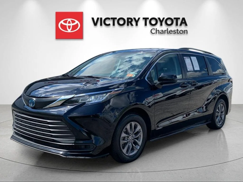 Used 2021 Black Toyota LE image 1