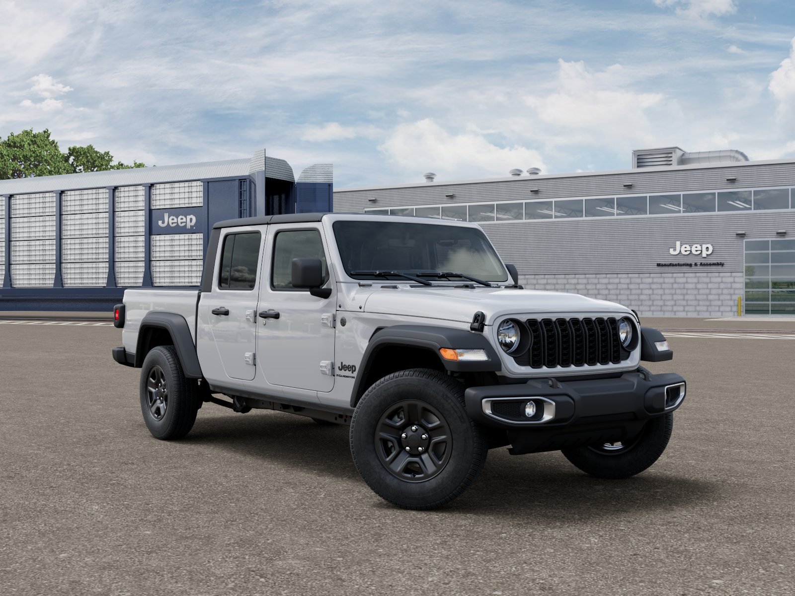 New 2026 Bright White Clear-Coat Exterior Paint Jeep Sport image 3