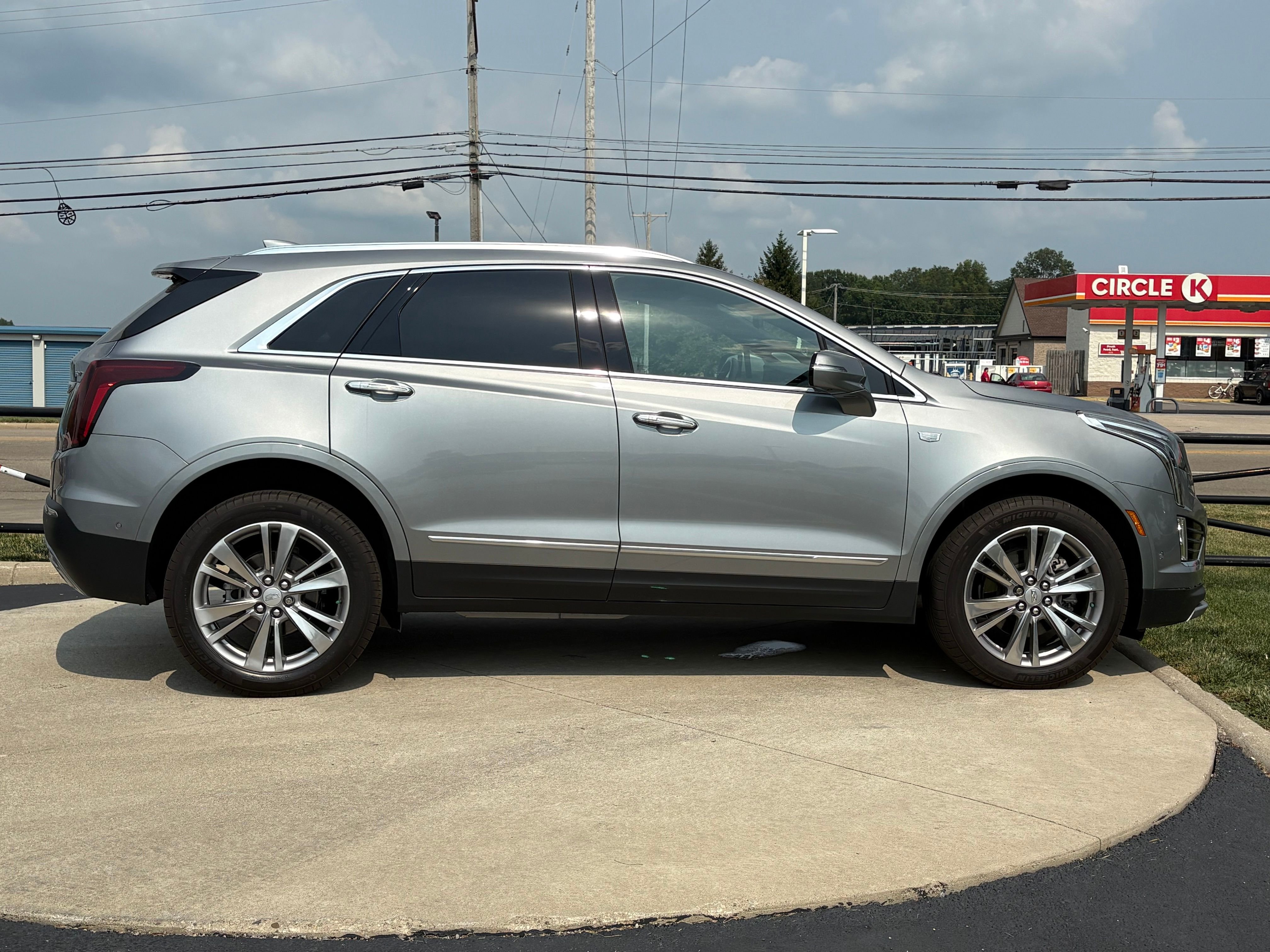 Used 2025 Argent Silver Metallic Cadillac Premium Luxury image 8