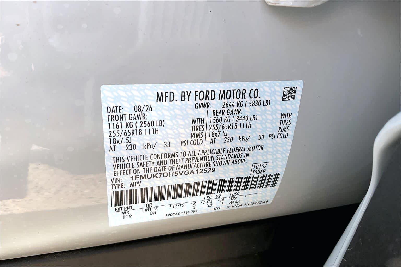 New 2027 Avalanche Gray Ford Active image 20