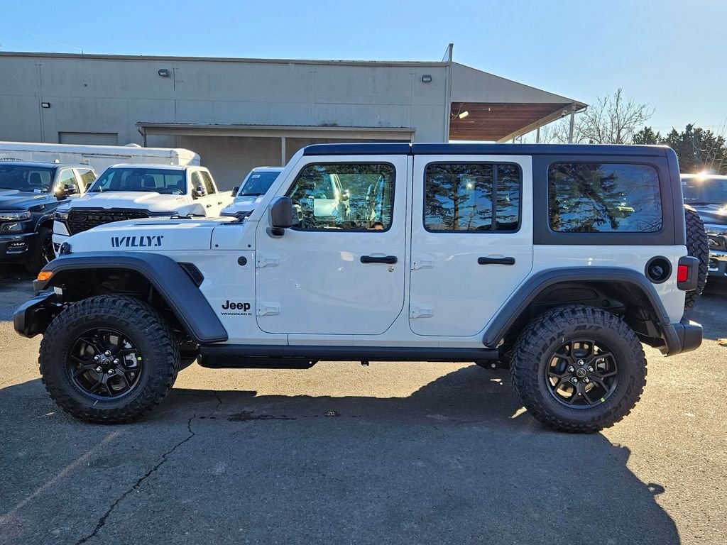 New 2026 Bright White Clear-Coat Exterior Paint Jeep Willys image 4
