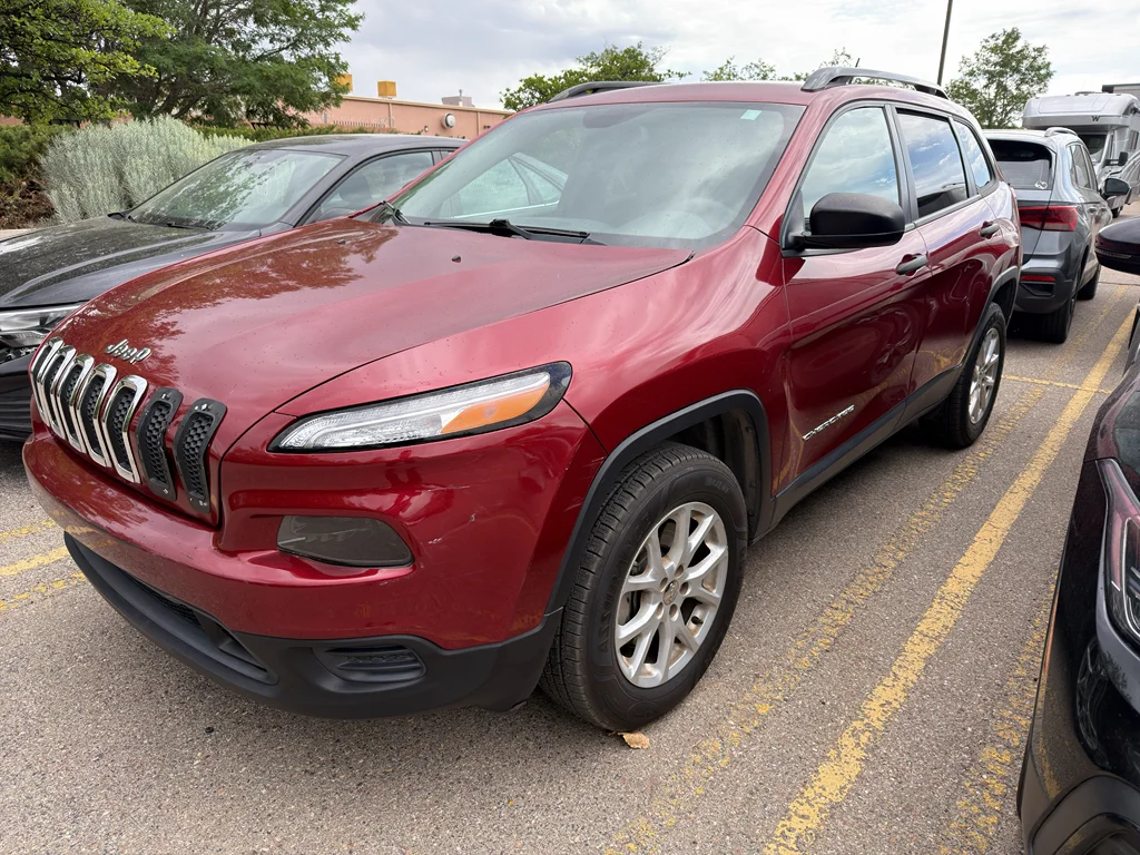 Used 2017 Deep Cherry Red Crystal Pearlcoat Jeep Sport image 12