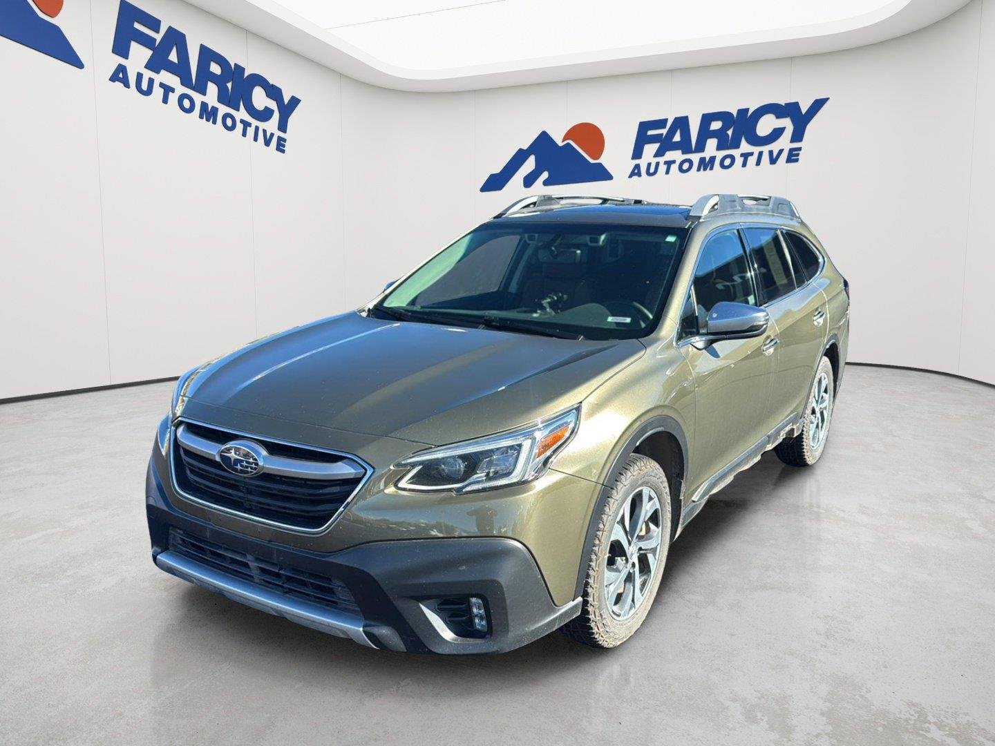 Used 2020 GREEN SUBARU TOURING XT image 1