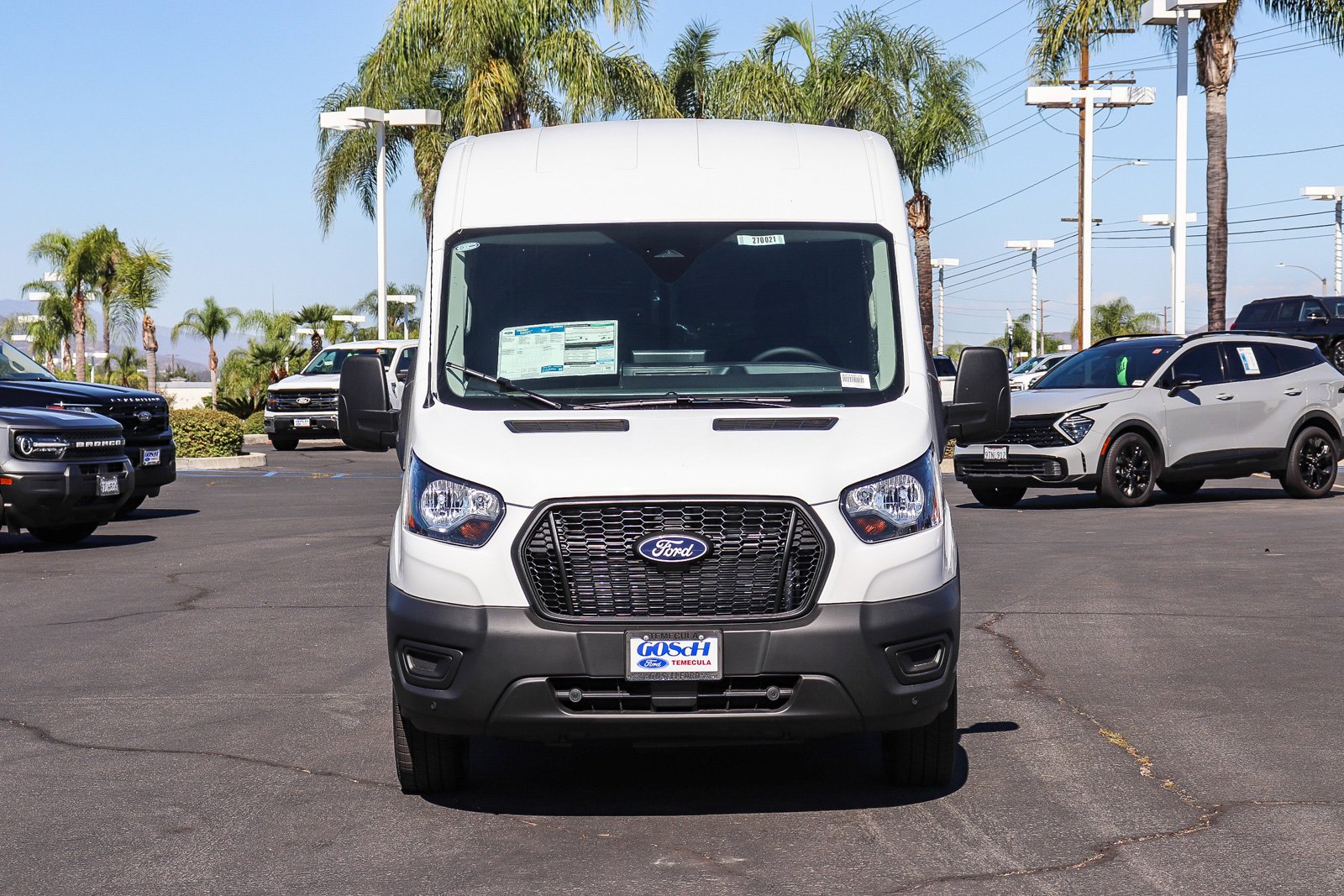 New 2027 Oxford White Ford Cargo Van image 2