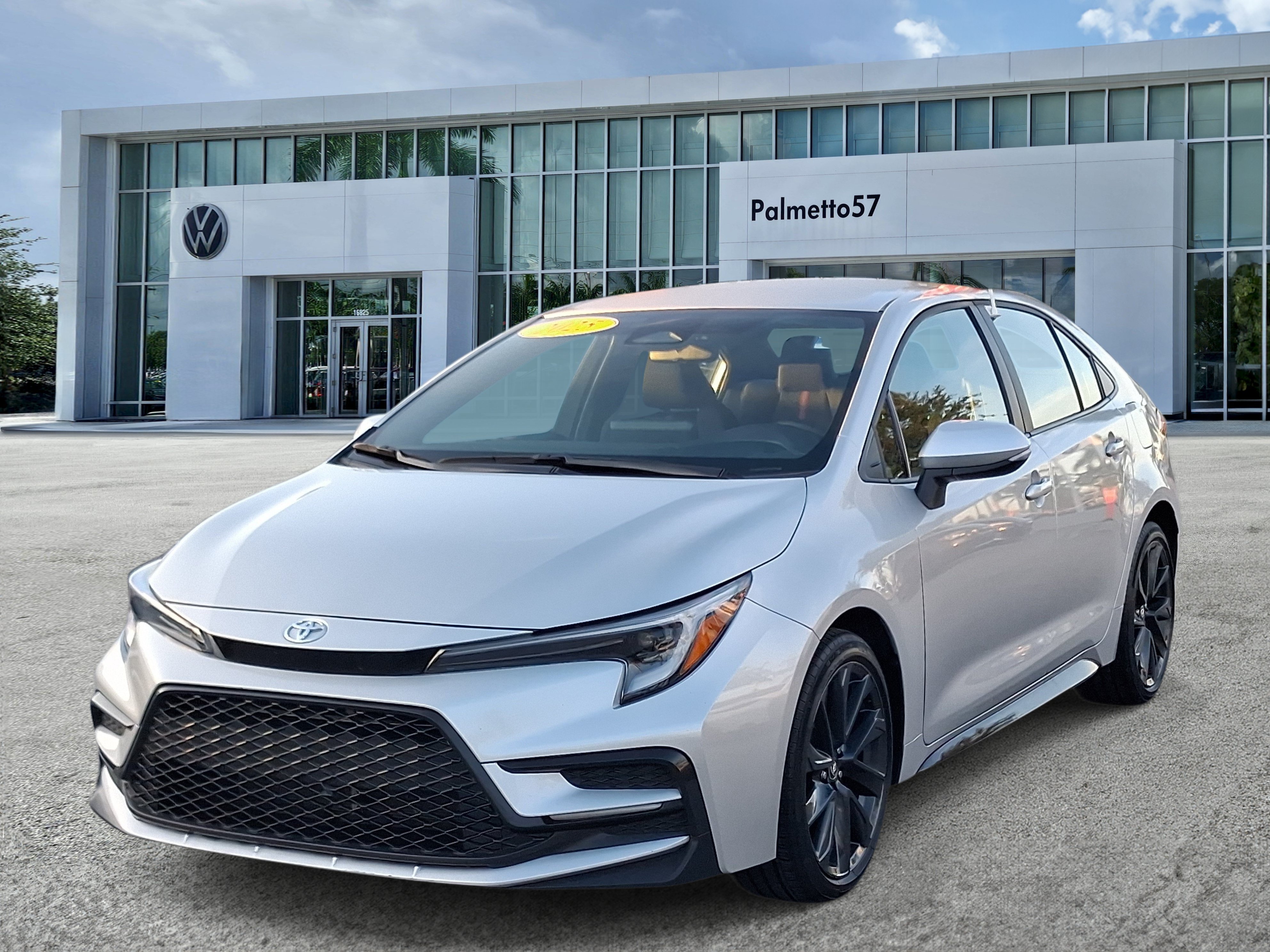 Used 2025 Silver Toyota SE image 3