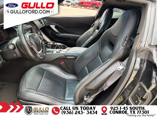 Used 2015 Black Chevrolet Stingray Z51 image 6
