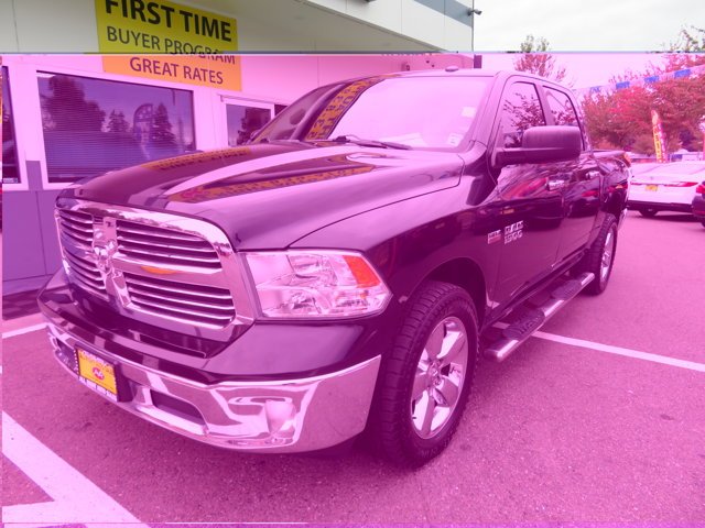 Used 2015 Black Forest Green Pearlcoat Ram Big Horn image 1