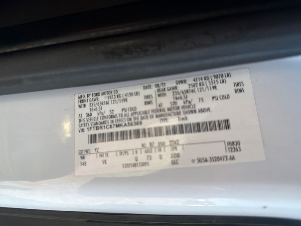 Used 2021 White Ford Base image 27