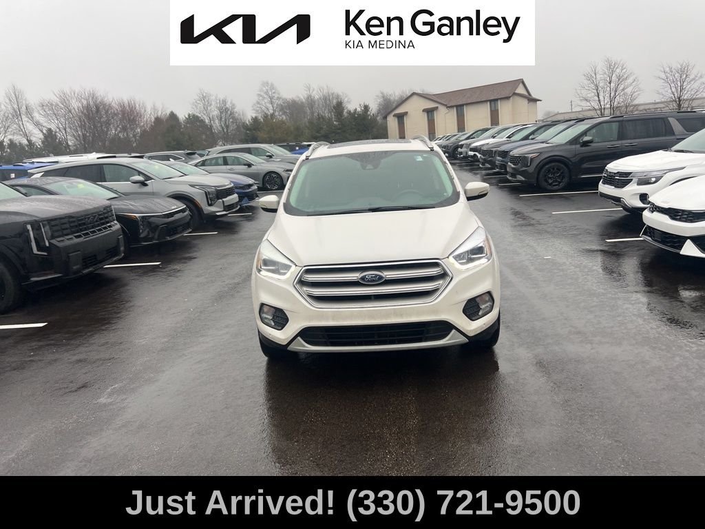 Used 2017 Ford Escape Titanium with VIN 1FMCU9JD3HUD39665 for sale in Medina, OH
