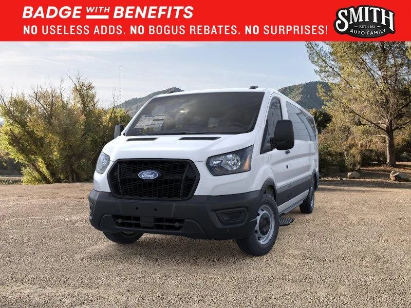 New 2026 Oxford White Ford Passenger Van XL image 3