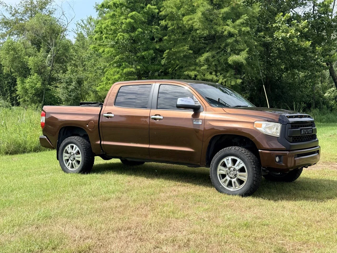 Used 2017 Brown Toyota 1794 Edition 4x4 4dr CrewMax Cab Pickup SB (5.7L V8 FFV) image 7