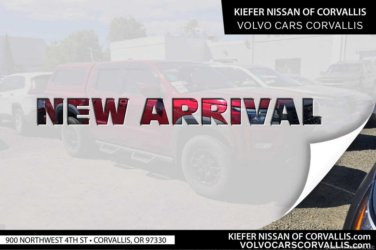 Used 2022 Cardinal Red Tricoat Nissan PRO-4X image 1