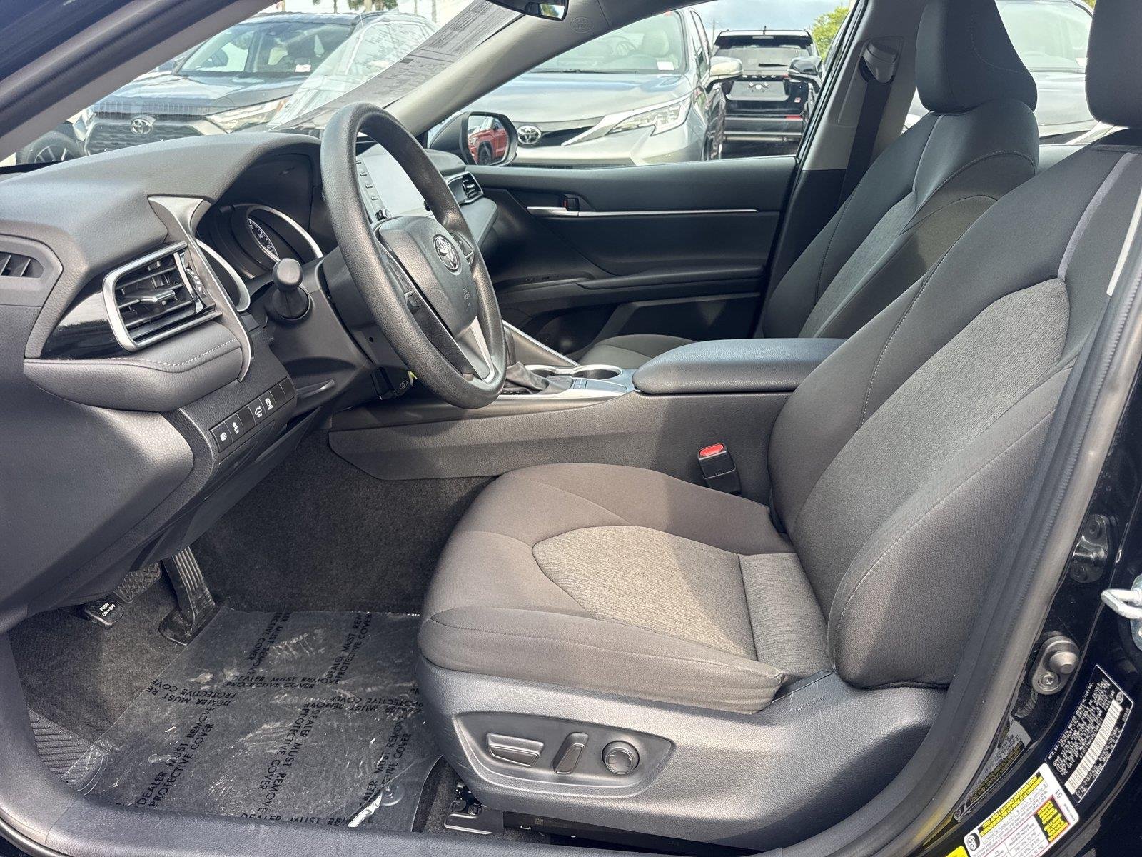 Used 2024 Midnight Black Metallic Toyota LE image 7