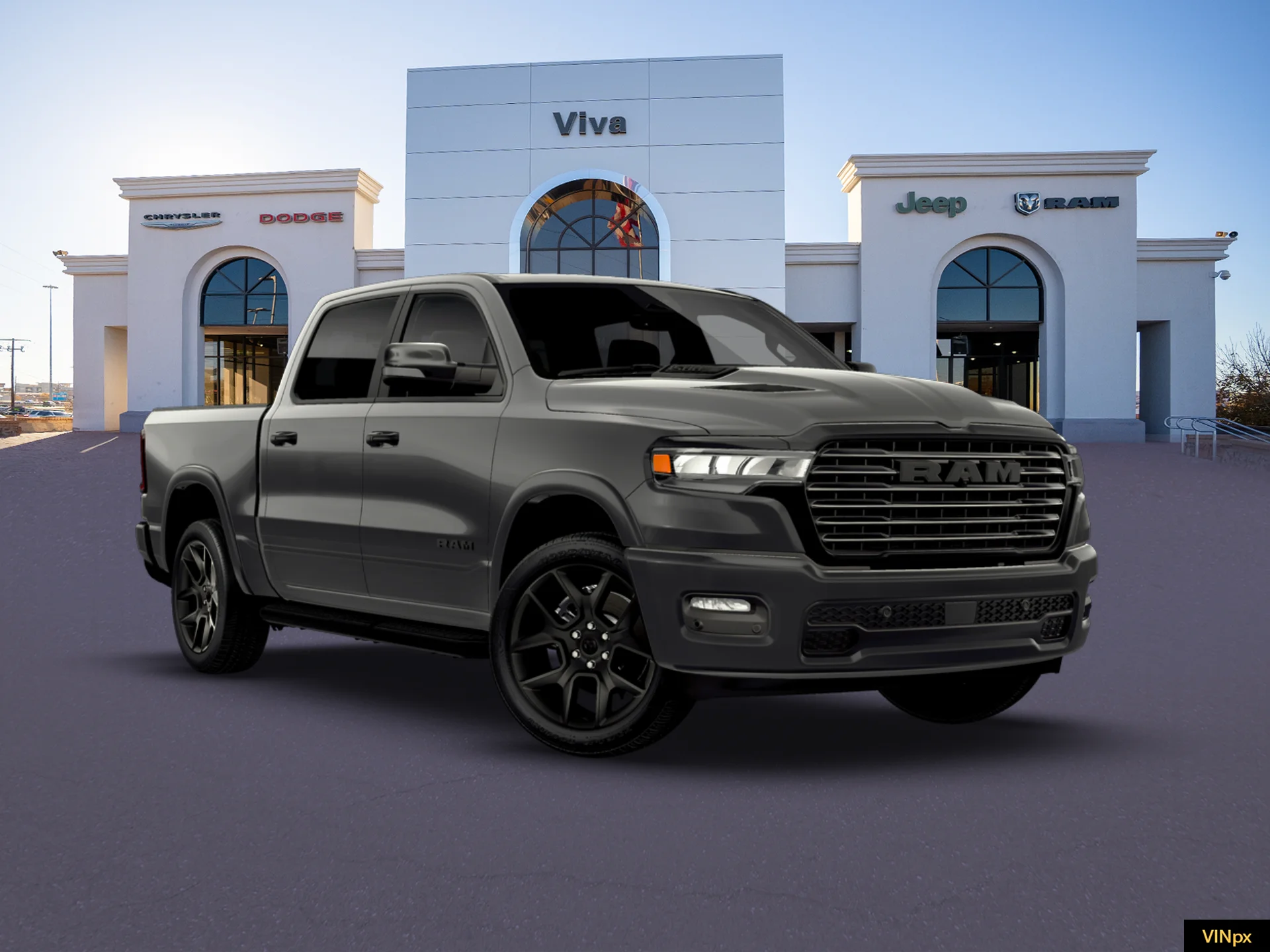 New 2026 Granite Crystal Metallic Clear-Coat Exterior Paint RAM Laramie image 23