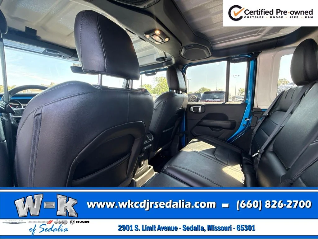 Certified Used 2023 Blue Jeep Sahara 4xe image 25