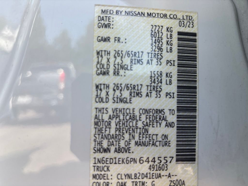 Certified Used 2023 White Nissan SV image 10