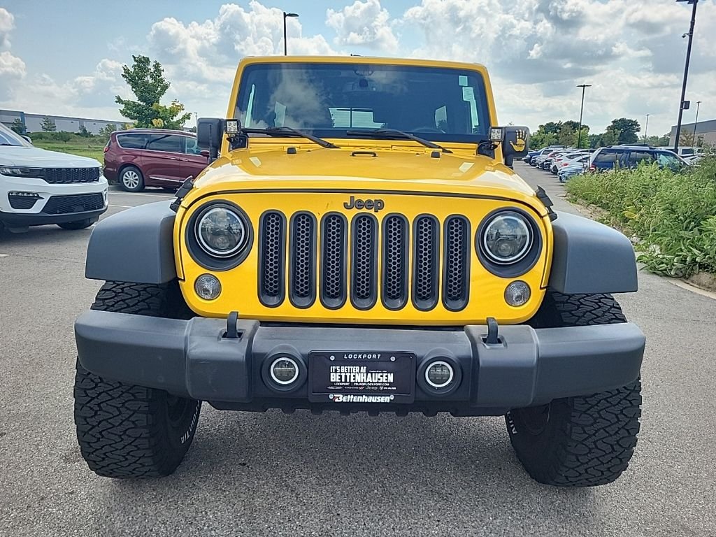 Used 2015 Yellow Jeep Unlimited Rubicon image 8