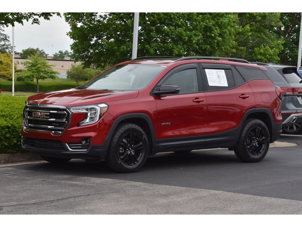 Used 2024 Volcanic Red Tintcoat GMC AT4 image 8