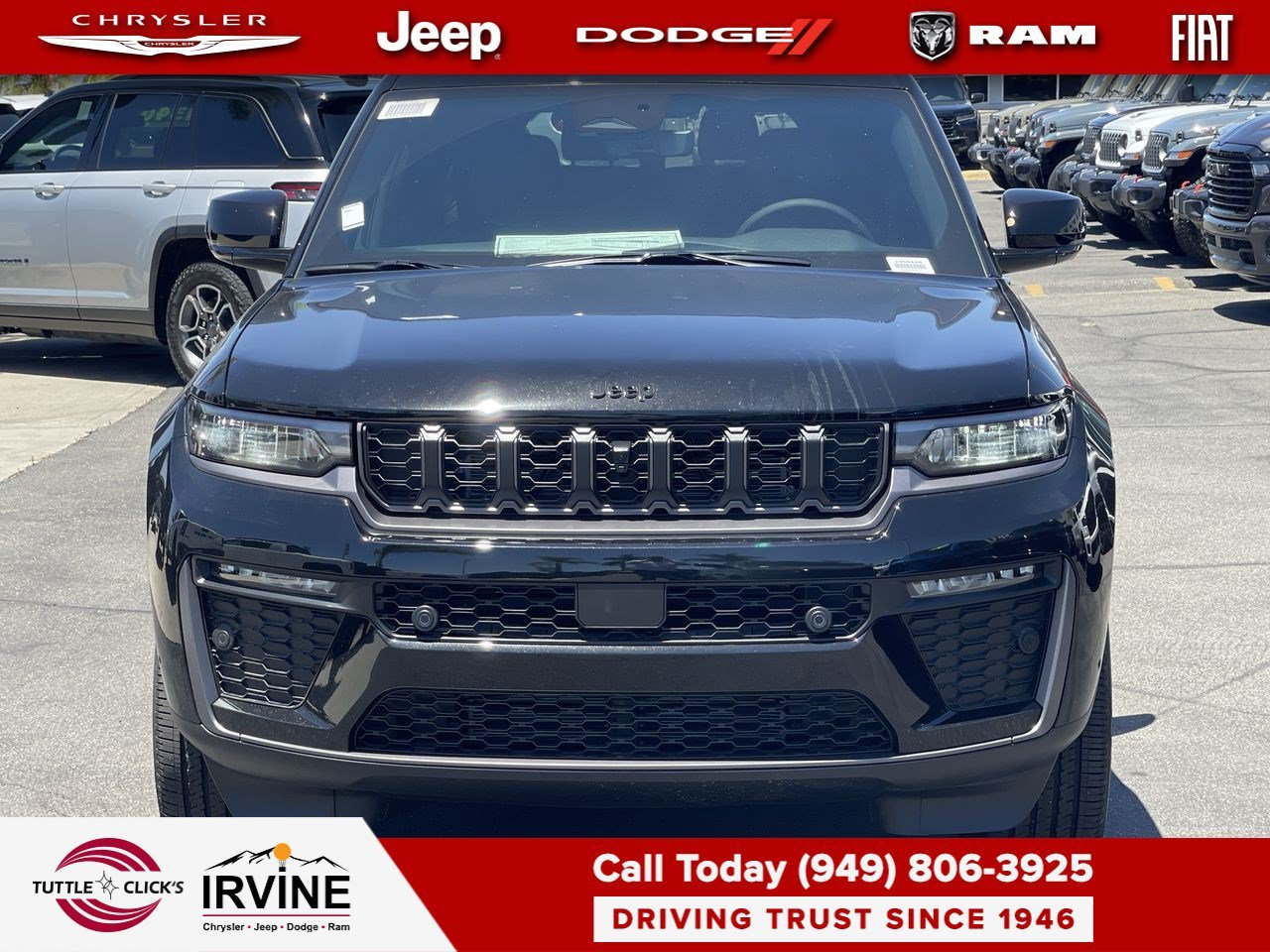New 2026 Diamond Black Crystal Pearl-Coat Exterior Paint Jeep 85th Anniversary Edition image 2