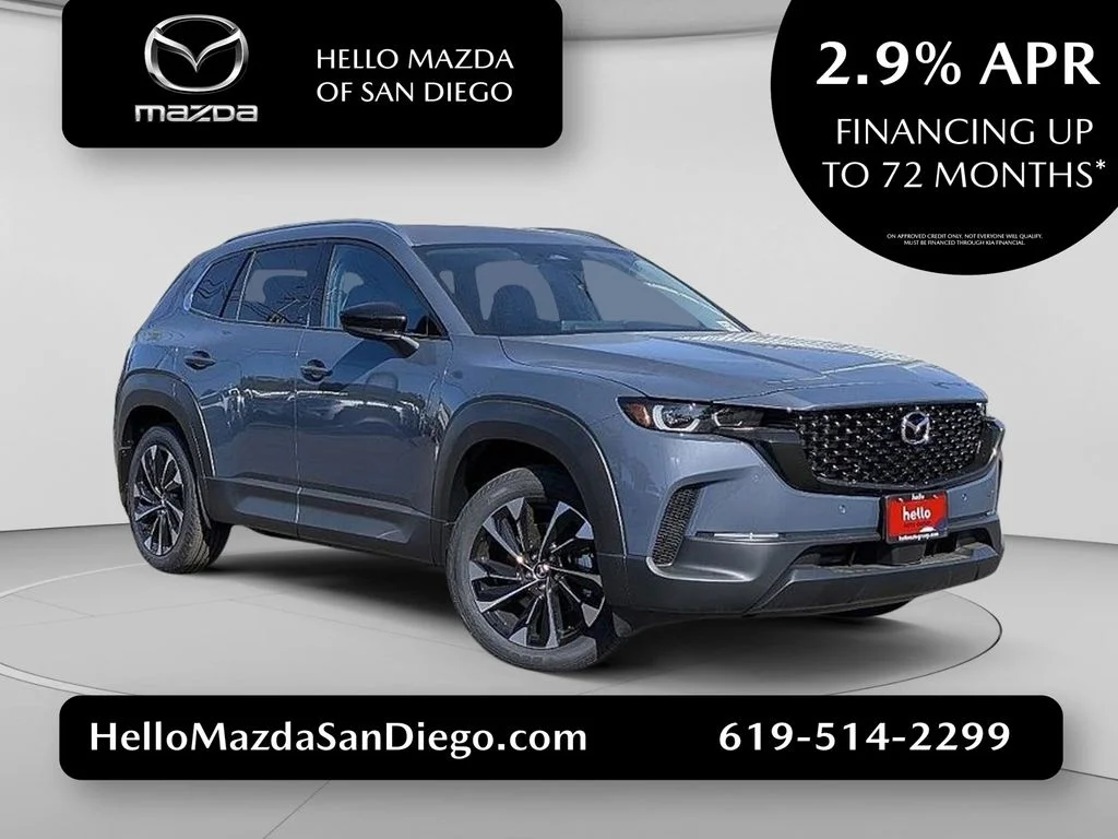 New 2026 Gray Mazda Premium Plus image 1