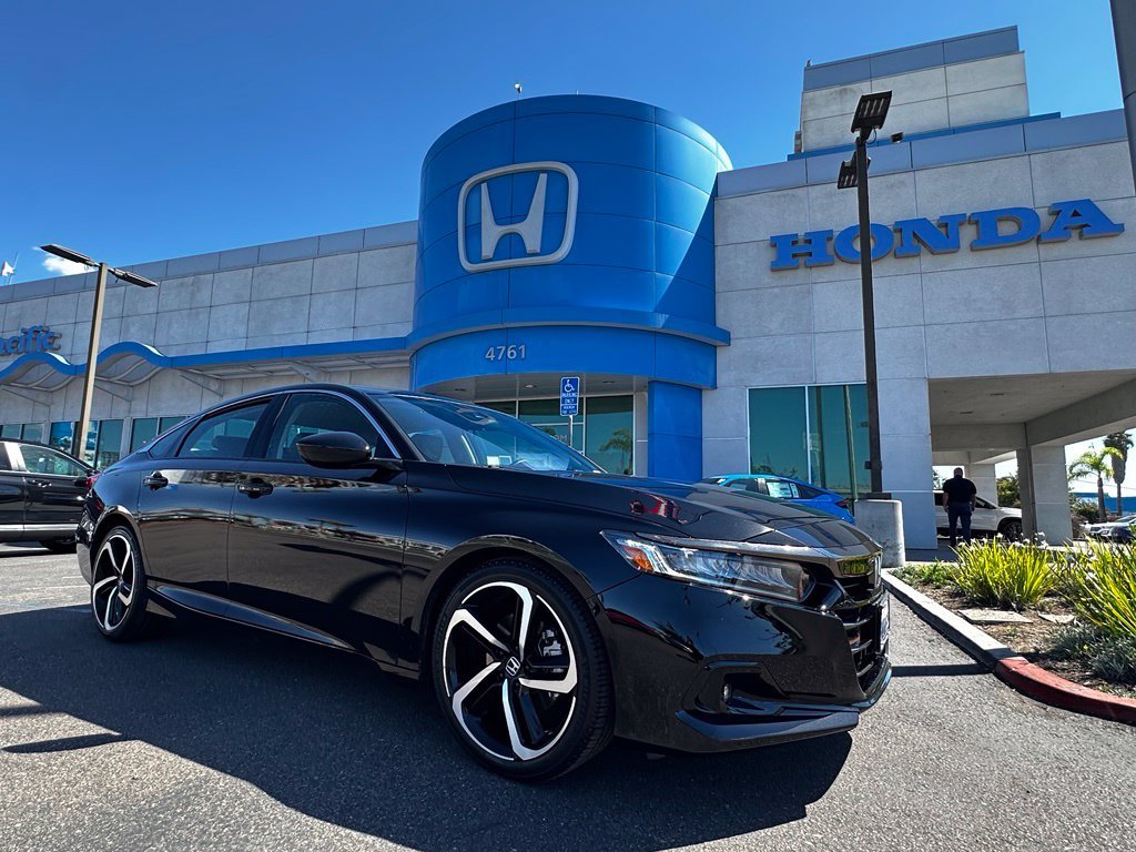 Used 2021 Black Honda Sport Special Edition image 2