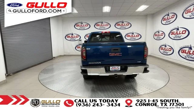 Used 2018 Stone Blue Metallic GMC SLT image 7