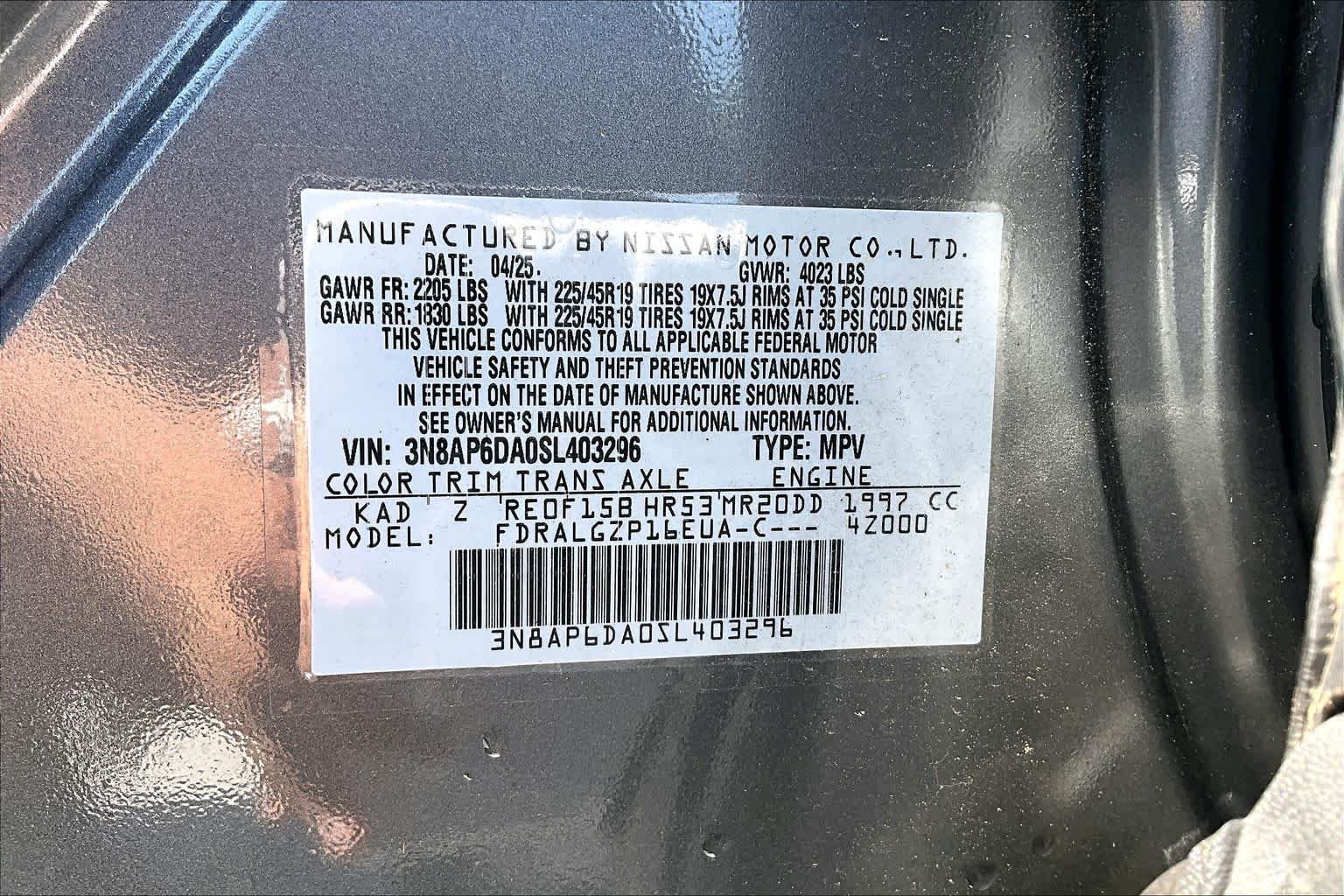 Used 2025 Gun Metallic Nissan SR image 32