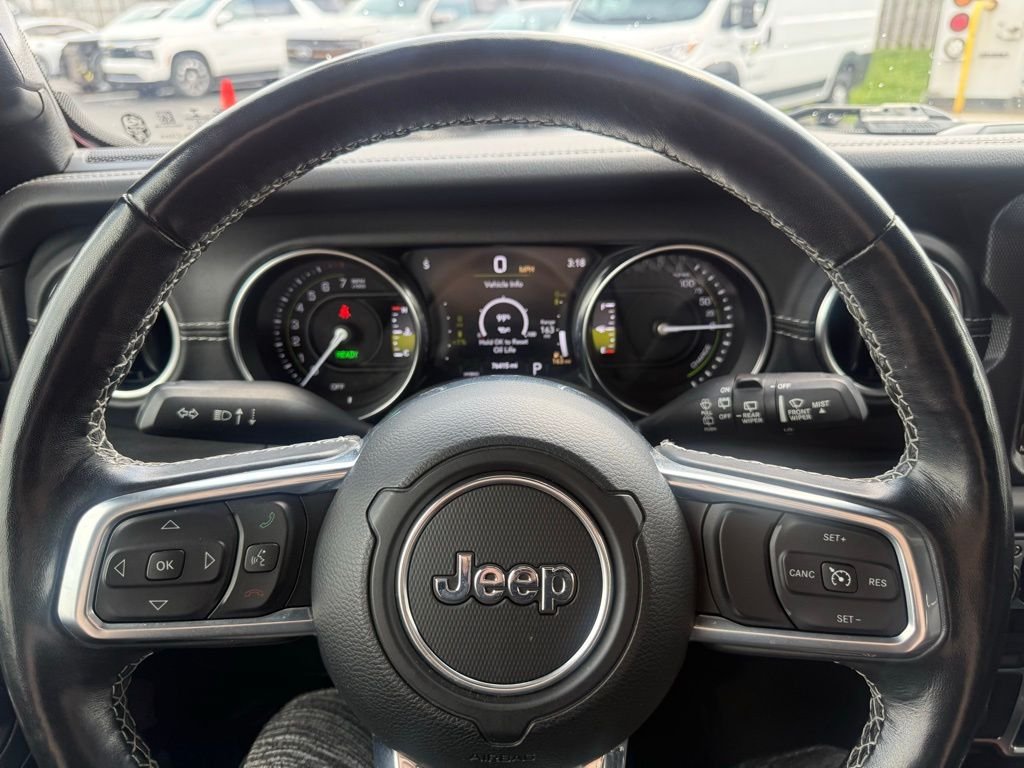Used 2021 Red Jeep Unlimited Sahara 4xe image 22