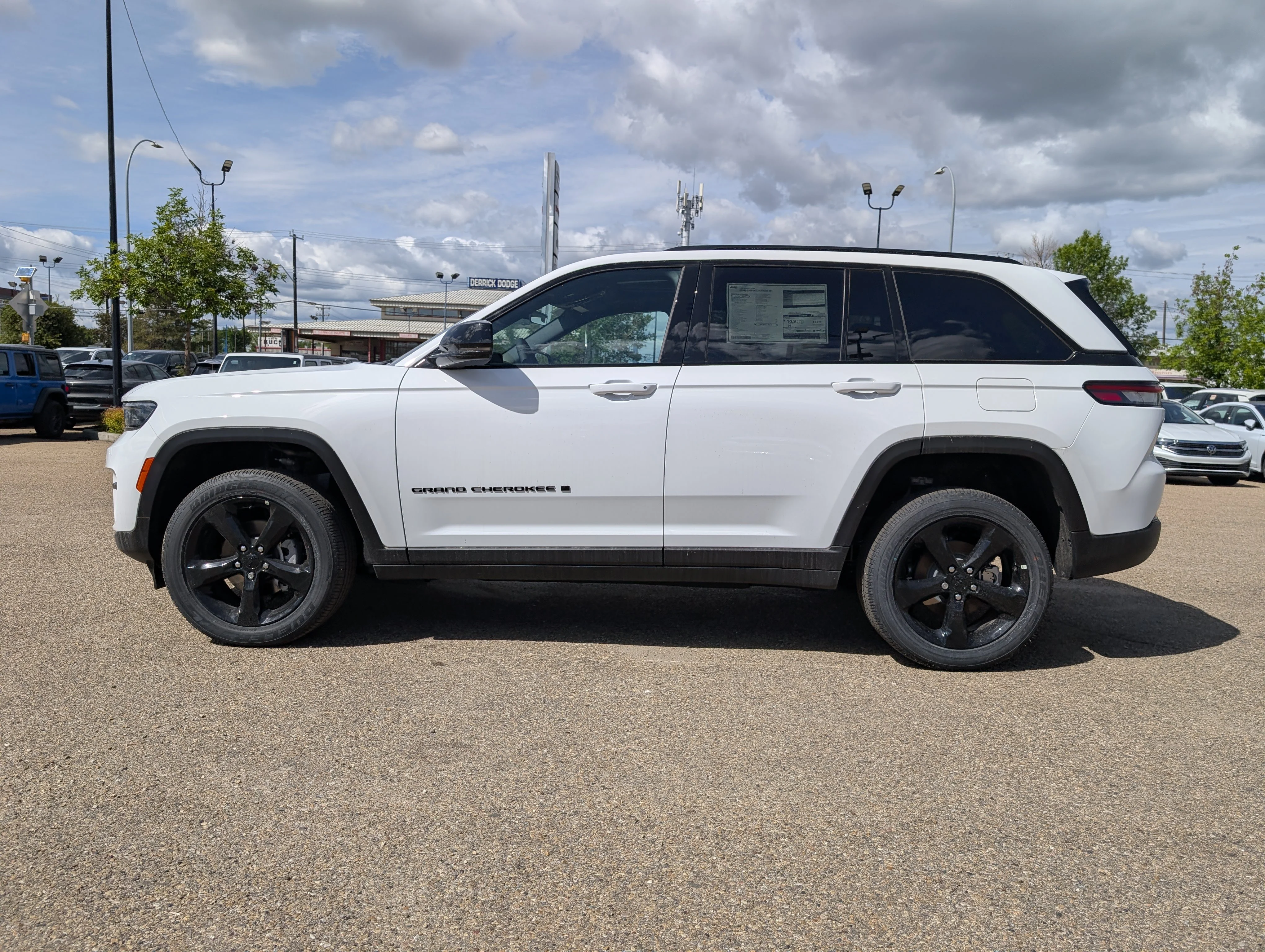 New 2025 Bright White Jeep Altitude image 3