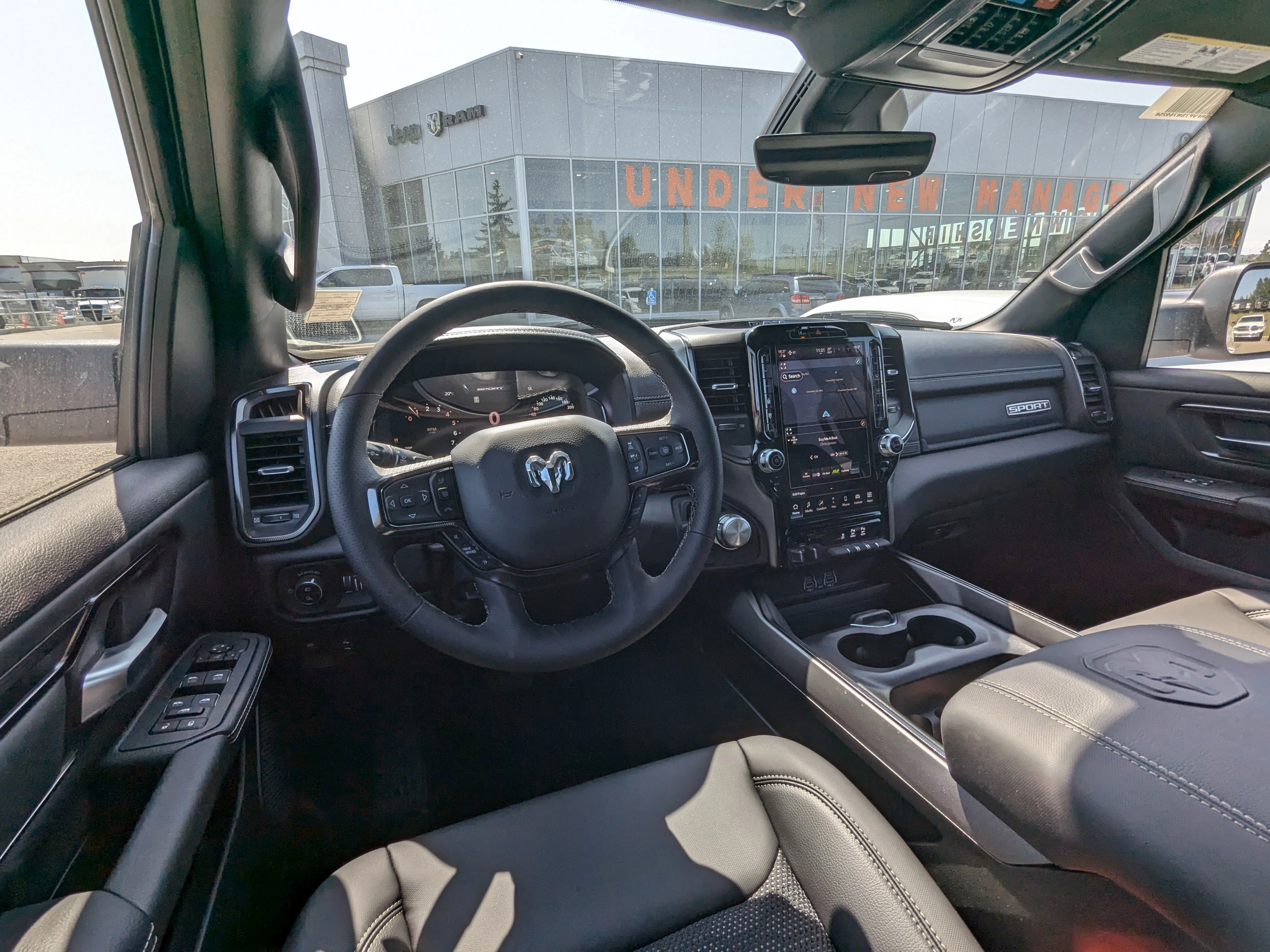 New 2026 White RAM Sport - 3.92 Rear Axle Ratio - Anti Spin Rear Diff - Sport Hood - Panoramic Sunroof & Tons More! image 25