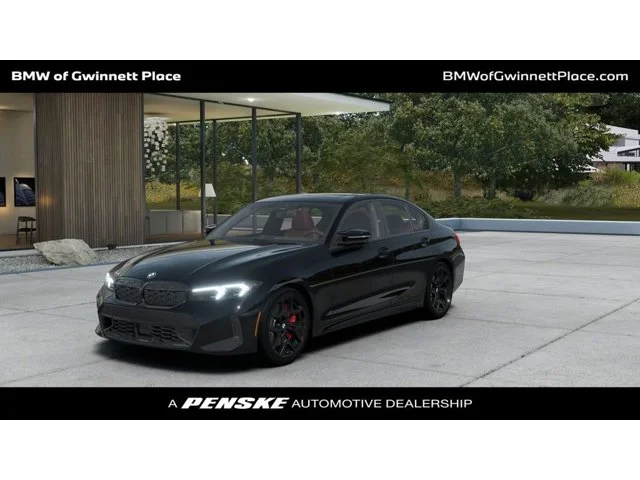 New 2026 Black Sapphire Metallic BMW M340i image 1