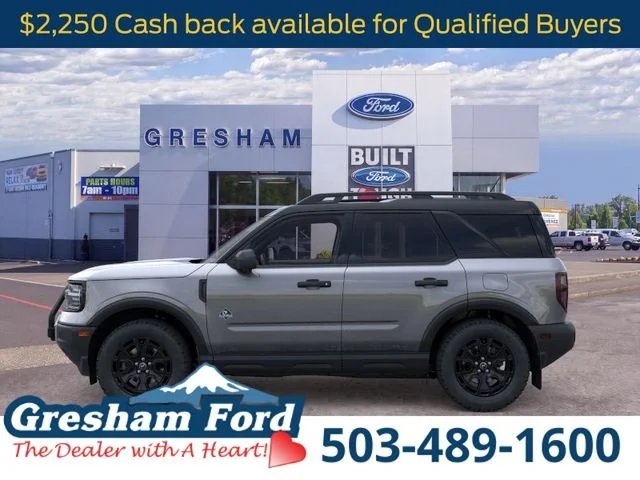 New 2026 Carbonized Gray Metallic Ford Outer Banks image 3
