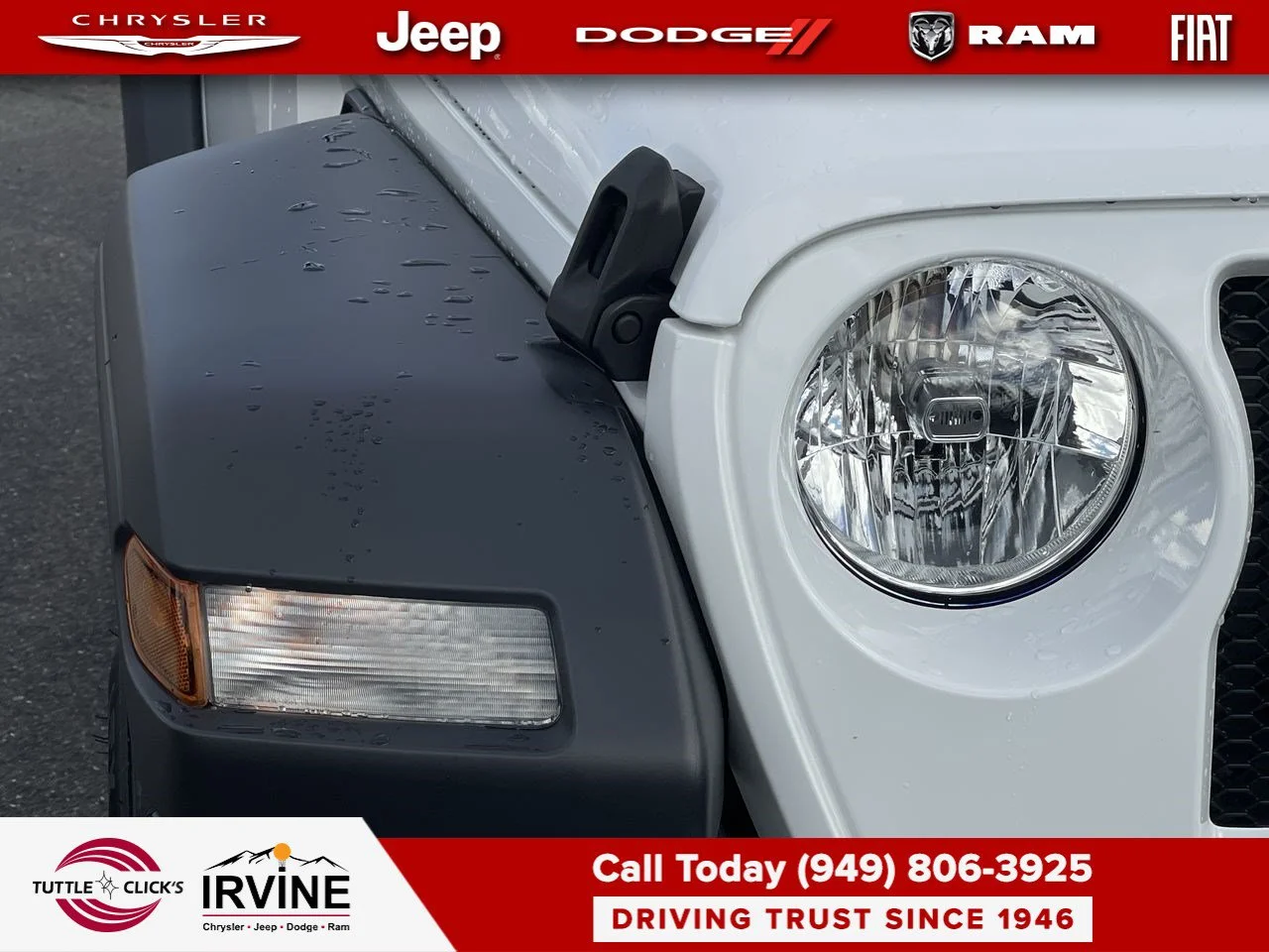 Used 2023 Bright White Clearcoat Jeep Sport image 16