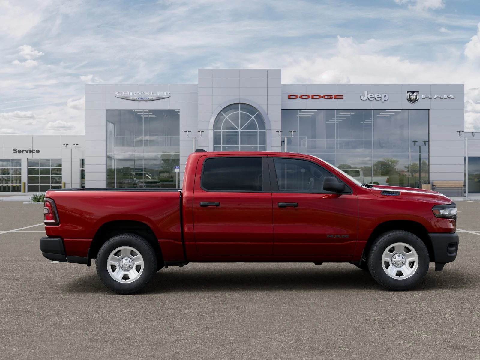 New 2026 Molten Red Pearlcoat RAM Tradesman image 59