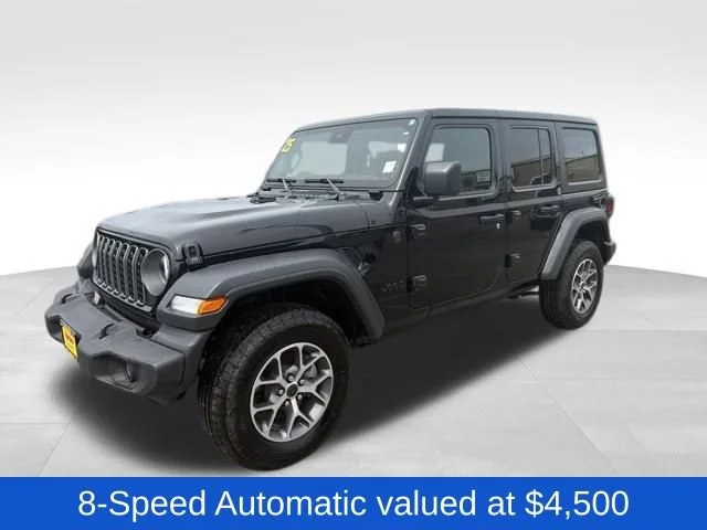 New 2025 Black Clear-Coat Exterior Paint Jeep Sport S image 3