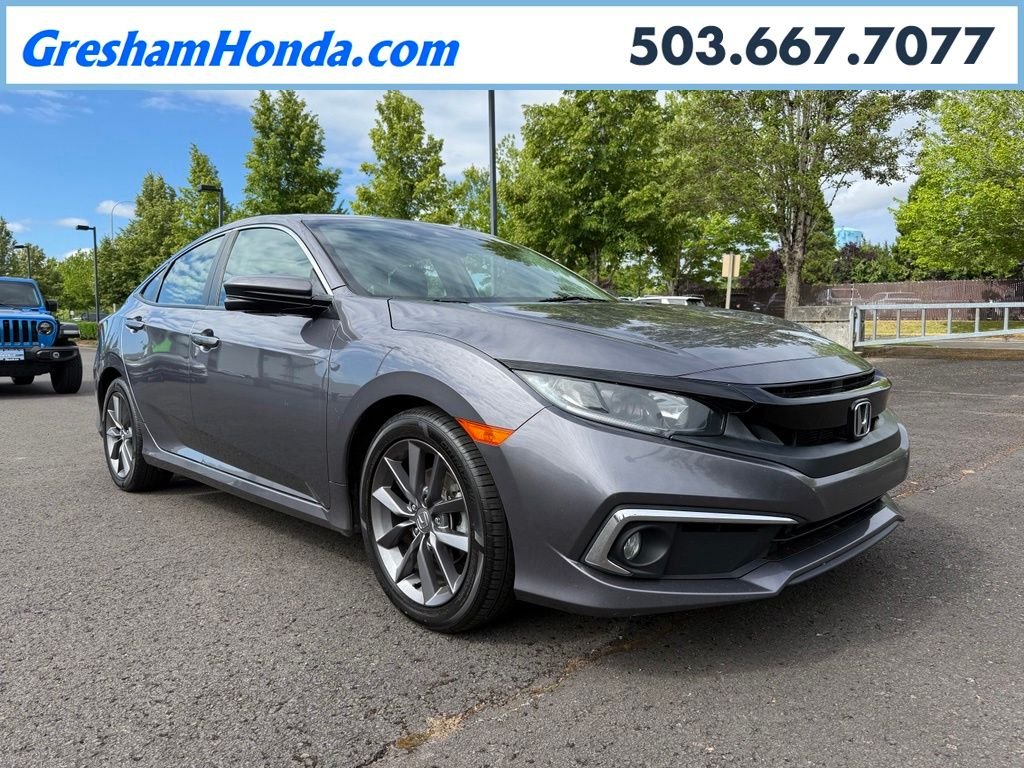 Used 2021 Modern Steel Metallic Honda EX image 1