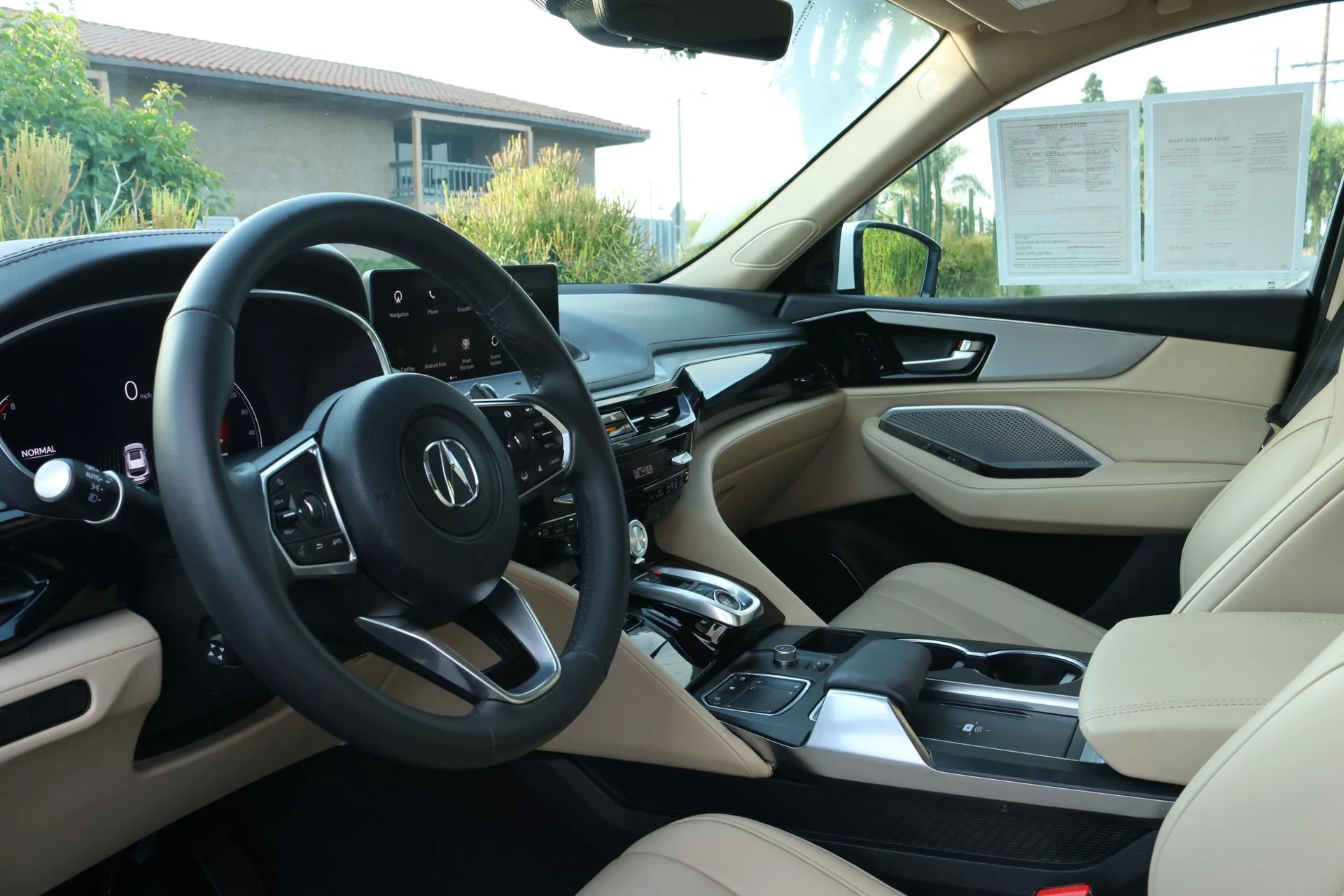 Certified Used 2024 Platinum White Pearl Acura TECH image 6