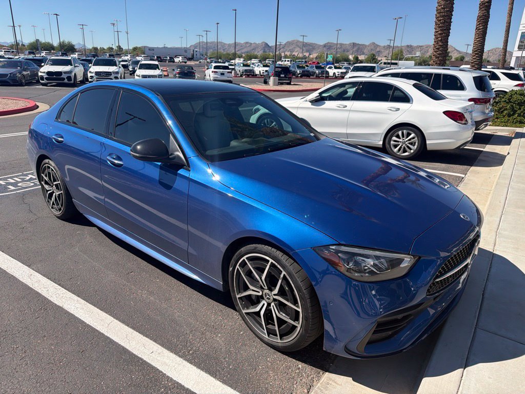 Certified Used 2024 Starling Blue Metallic Mercedes-Benz C 300 image 3