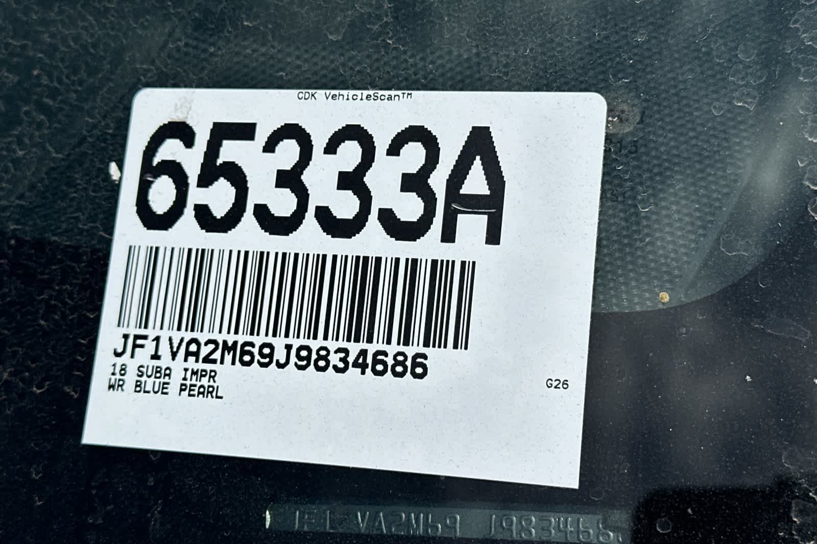Used 2018 WR Blue Pearl Subaru STI image 3
